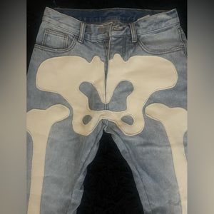 MNML denim skeleton jeans size 28